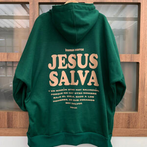 Buzo Overzise Jesus Salva