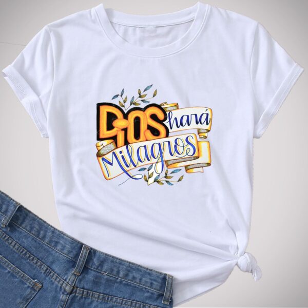 Camiseta Dios Hará Milagros - Imagen 2