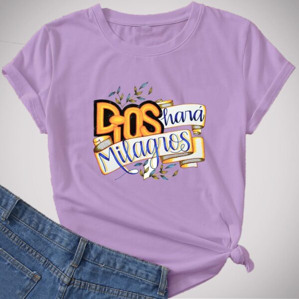 Camiseta Dios Hará Milagros - Imagen 5