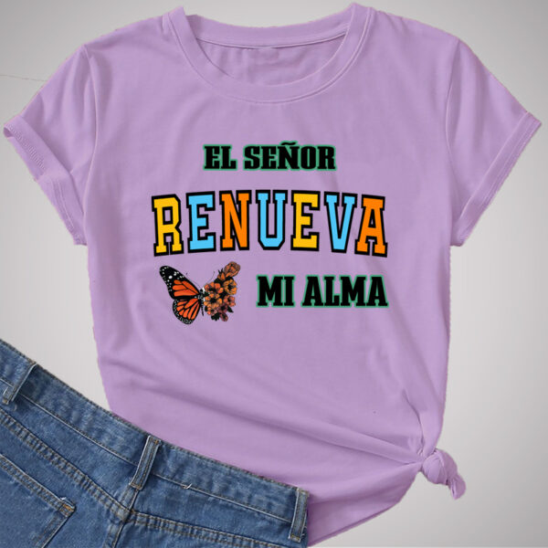 Camiseta El Señor Renueva Mi Alma - Imagen 2