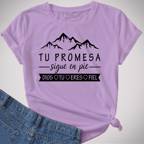 Camiseta Tu Promesa Sigue En Pie