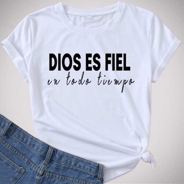 Camiseta Dios Es Fiel