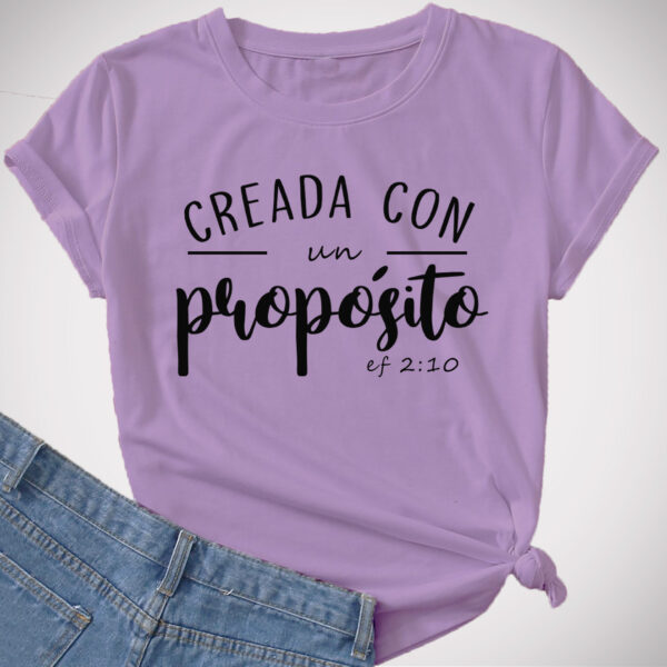 Camiseta Crerda Con Un Propósito - Imagen 3