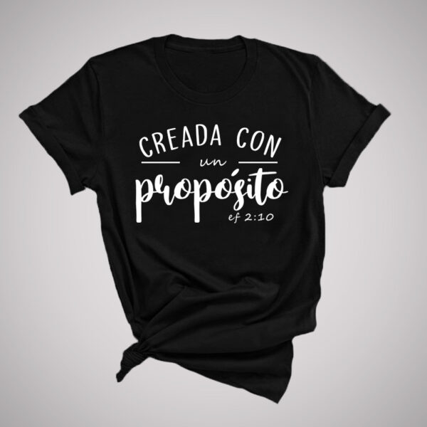Camiseta Crerda Con Un Propósito - Imagen 4