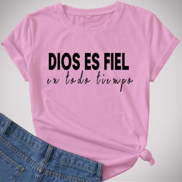Camiseta Dios Es Fiel - Imagen 4