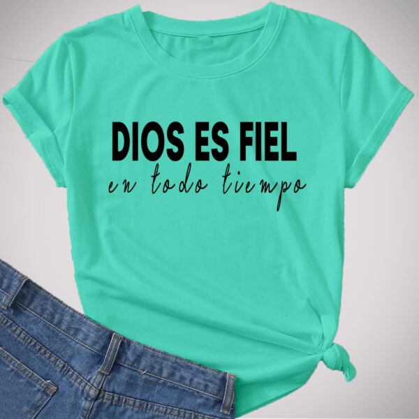 Camiseta Dios Es Fiel - Imagen 5