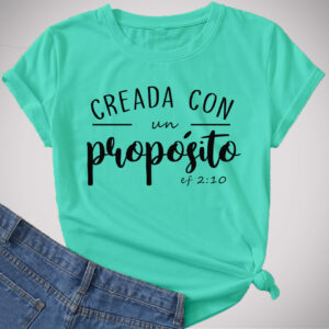 Camiseta Crerda Con Un Propósito