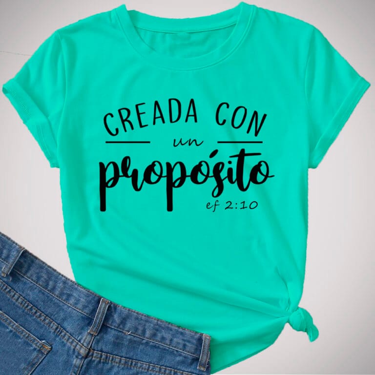 Camiseta Cradada Con Un Propósito