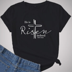 HE IS RISEN IN DEED