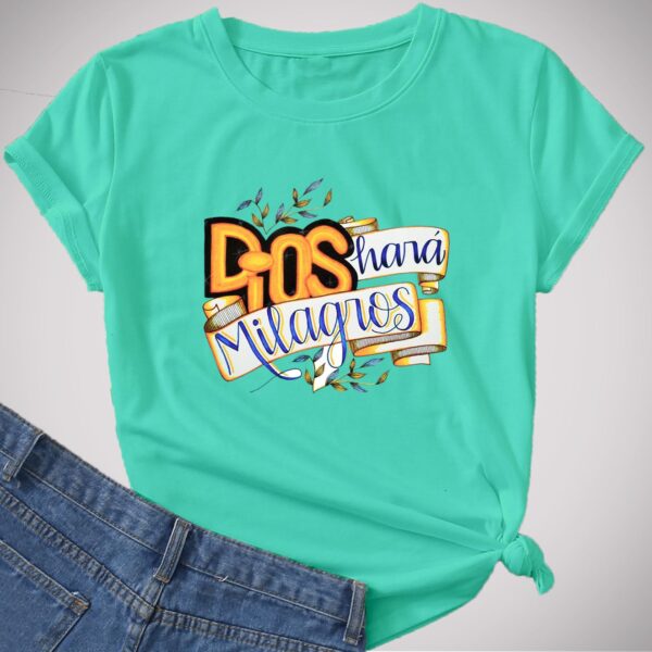 Camiseta Dios Hará Milagros - Imagen 4