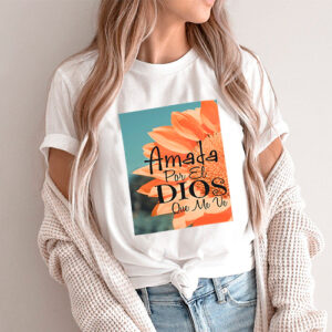 Camiseta Amada Por El Dios Que Me Ve