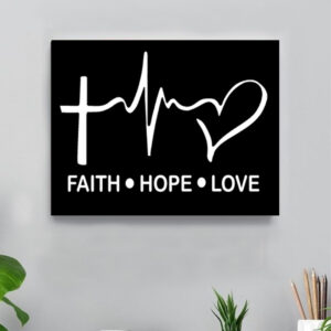 CUADRO FAITH HOPE LOVE