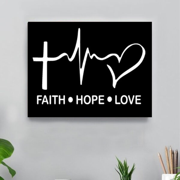 CUADRO FAITH HOPE LOVE