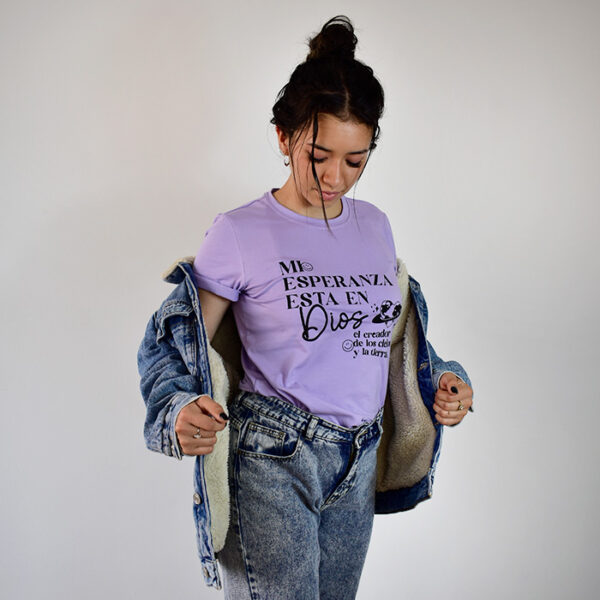 Camiseta Mi Esperanza Está En Dios - Imagen 2