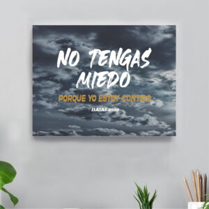 CUADRO NO TENGAS MIEDO