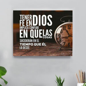 CUADRO TENER FE EN DIOS